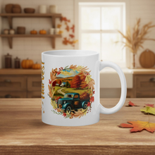 Load image into Gallery viewer, Happy Harvest - White Mug | Autumn-Themed Coffee Mug