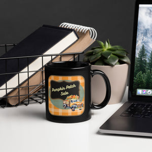 Pumpkin Patch Sale Black Mug