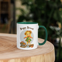 Load image into Gallery viewer, Happy Harvest White Colored Rim Mug
