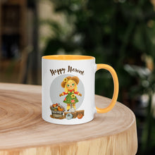 Load image into Gallery viewer, Happy Harvest White Colored Rim Mug
