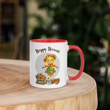 Load image into Gallery viewer, Happy Harvest White Colored Rim Mug
