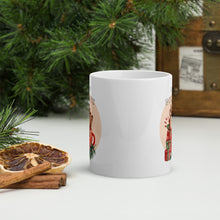 Load image into Gallery viewer, Happy Holidays Reindeer White Mug
