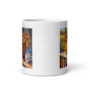 Vibrant Autumn White Mug