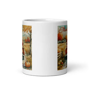 Thankful White Mug