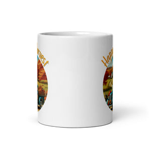 Happy Harvest White Mug