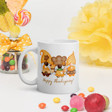 Load image into Gallery viewer, Gnome Thanksgiving White Mug
