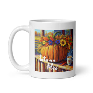 Vibrant Autumn White Mug