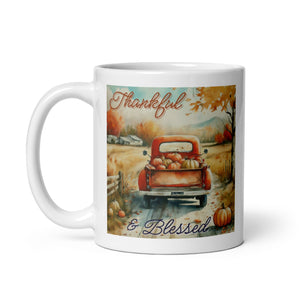 Thankful White Mug