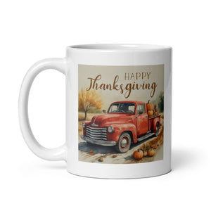 Thanksgiving White Mug