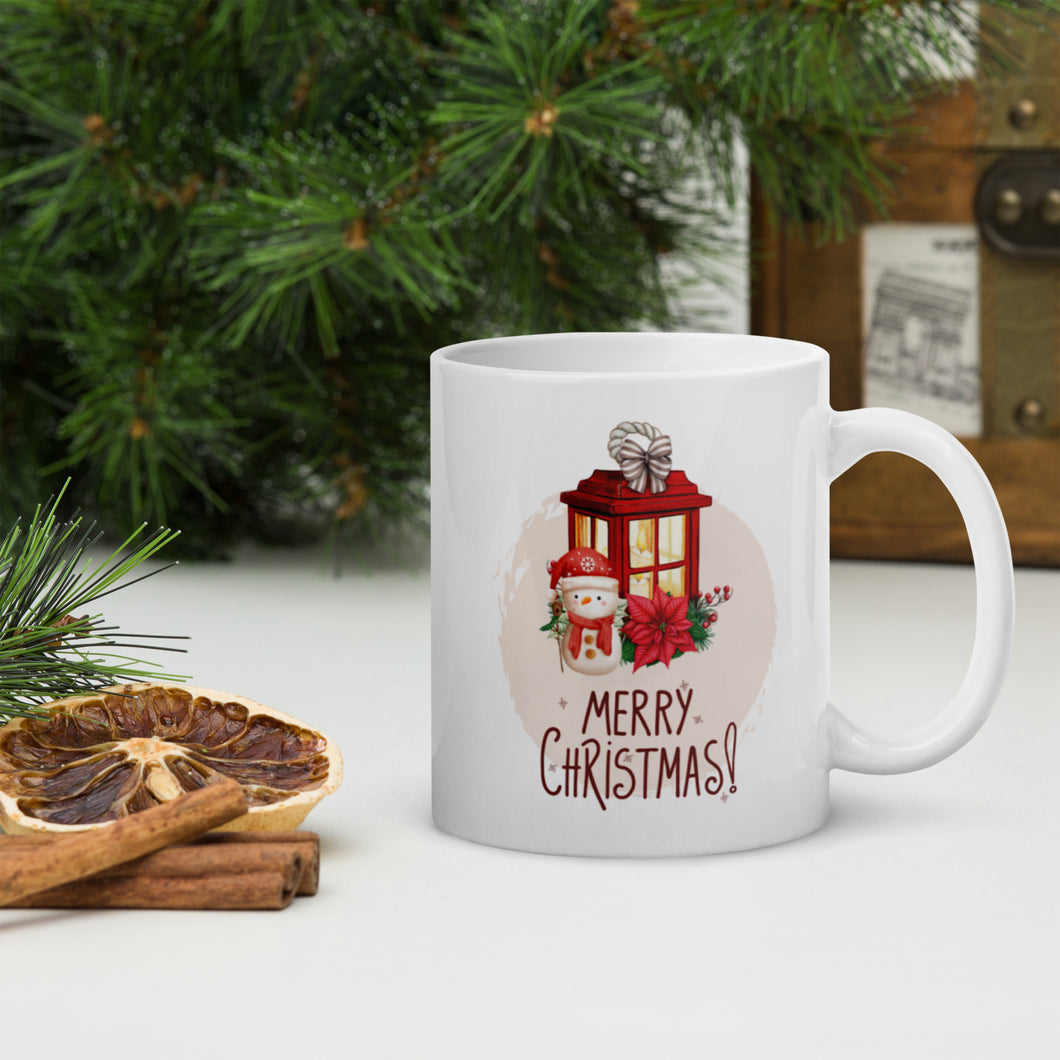 Merry Christmas White Mug