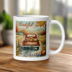 Thankful White Mug