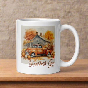 Harvest Joy White Mug